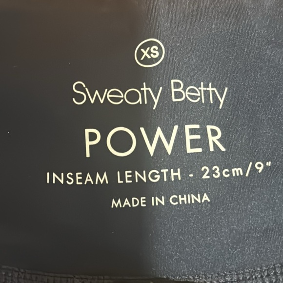 Sweaty Betty Power 9 Inch Biker Shorts in Navy Blue Women’s Size XSmall - Picture 13 of 13